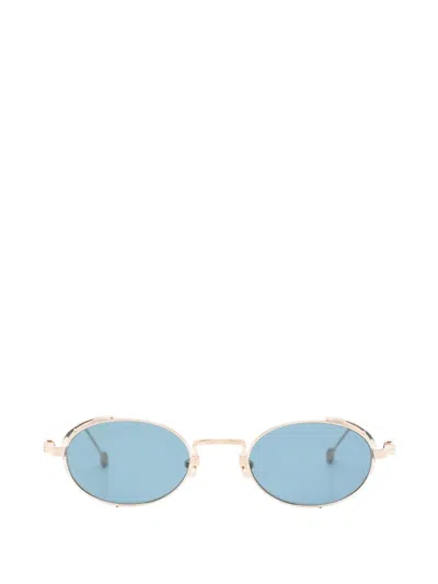 Matsuda Oval-frame Sunglasses In Gold