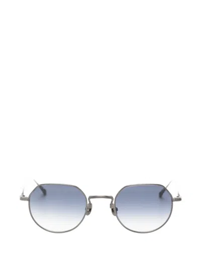 Matsuda Round-frame Sunglasses In Gray