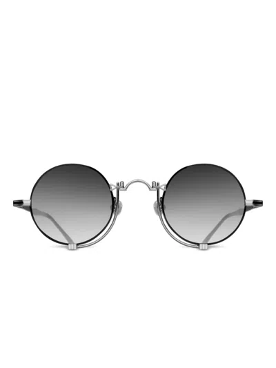 Matsuda Round-frame Sunglasses In Silver