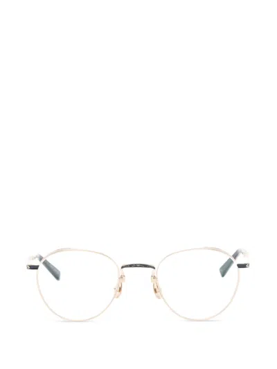 Matsuda Round-frames Glasses In Gold