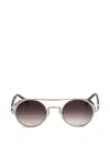 Matsuda Side-shield Round-frame Sunglasses In Multi