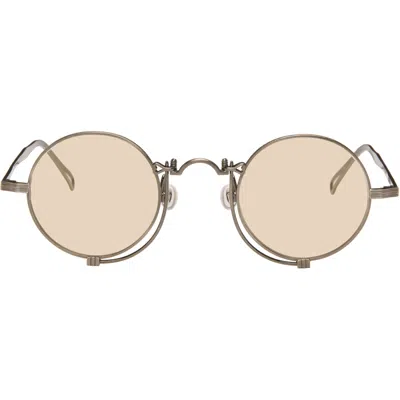 Matsuda Silver 10601h Sunglasses In Antique Silver
