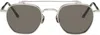 Matsuda Silver & Black M3148 Sunglasses In Palladium White