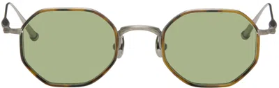 Matsuda Silver M3086-l Sunglasses In Green