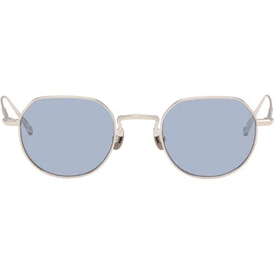 Matsuda Silver M3167 Sunglasses In Palladium White