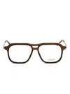 Matsuda Square-frame Glasses In Brown