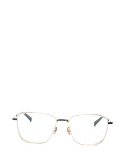 Matsuda 方形镜框眼镜 In Gold