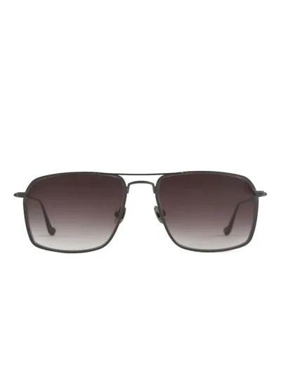 Matsuda Square-frame Sunglasses In Brown