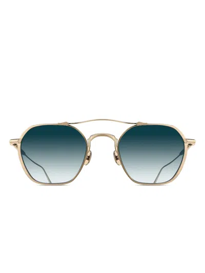 Matsuda Square-frame Sunglasses In Gold