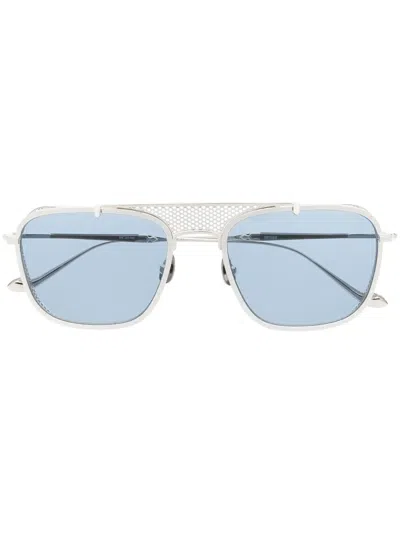 Matsuda Square-frame Tinted Sunglasses In Silver