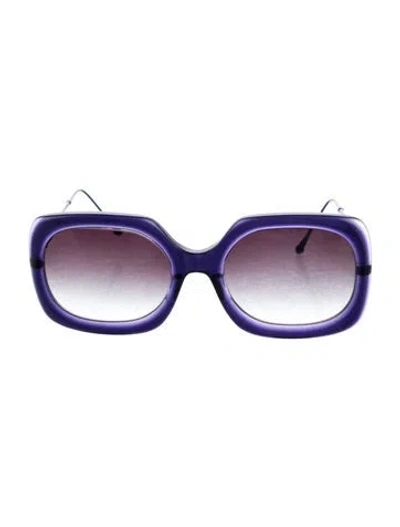 Pre-owned Matsuda Square Gradient Sunglasses In Multi