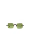 Matsuda Rimless Square-frame Sunglasses In Green