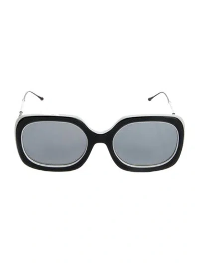 Pre-owned Matsuda Square Tinted Sunglasses In Black