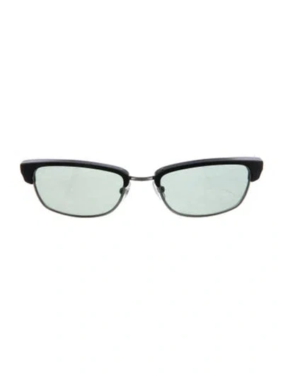 Pre-owned Matsuda Square Tinted Sunglasses In Black