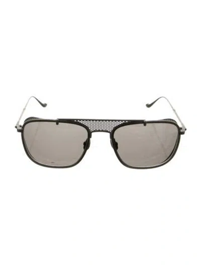 Pre-owned Matsuda Square Tinted Sunglasses In Black