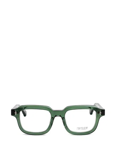 Matsuda Square-frame Glasses In Green