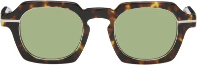 Matsuda Ssense Exclusive Brown & Black M2055 Sugnlasses