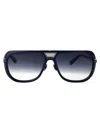 Matsuda Sunglasses In Antique Silver - Matte Navy