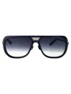 Matsuda Sunglasses In Antique Silver - Matte Navy