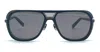 Matsuda M3023 V2 - Antique Silver / Matte Black Sunglasses In Matte Black