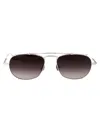 Matsuda Sunglasses In Palladium White