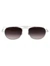 Matsuda Sunglasses In Palladium White