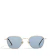 Matsuda Titanium Hexagonal Sunglasses In Gold