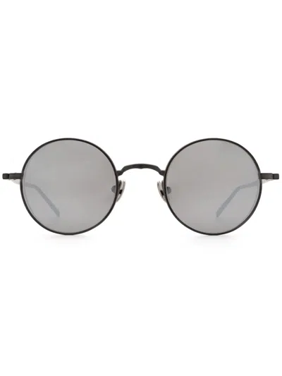 Matsuda Titanium Round-frame Sunglasses In Silver