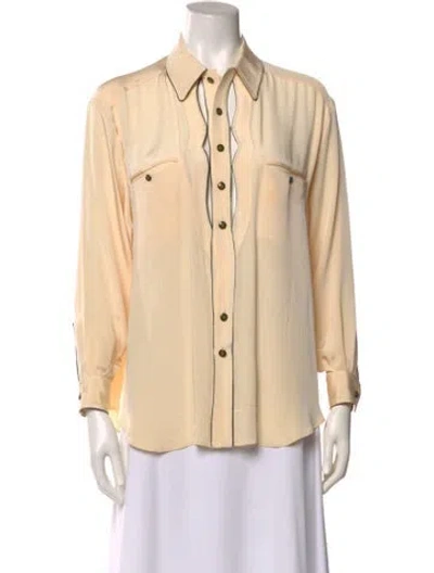 Pre-owned Matsuda Vintage 1980's Blouse In Neutral