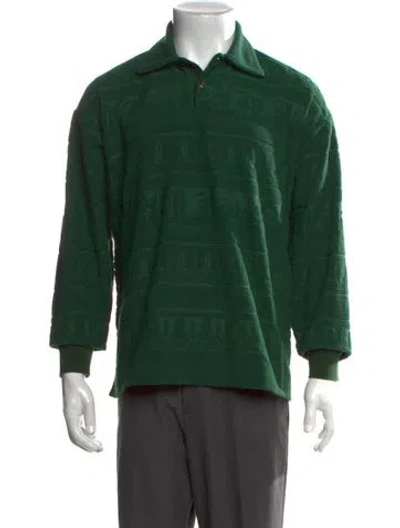 Pre-owned Matsuda Vintage 1980's Polo Shirt In Green