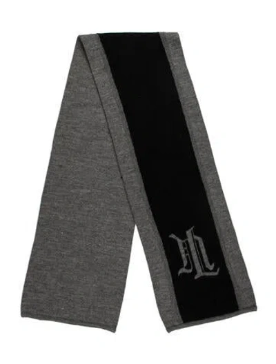 Pre-owned Matsuda Vintage 1980's Scarf In Gray