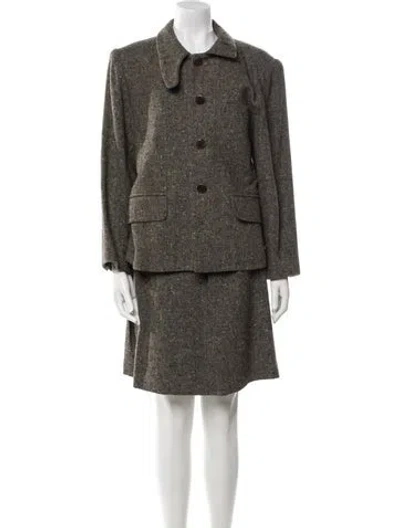 Pre-owned Matsuda Vintage 1980's Skirt Suit In Gray