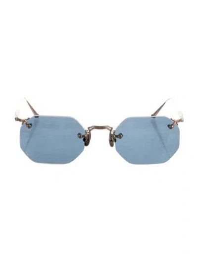 Pre-owned Matsuda Vintage 1990's Sunglasses In Blue
