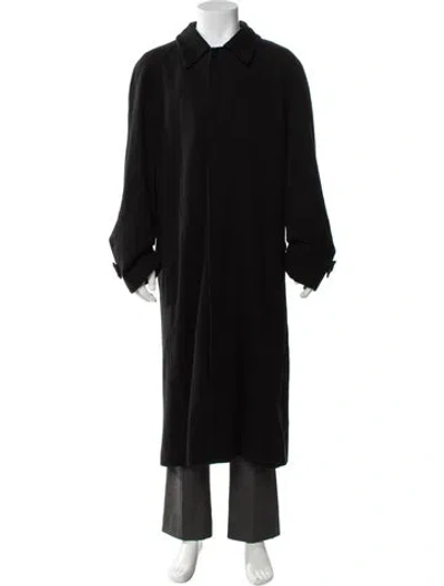 Pre-owned Matsuda Vintage 1990's Trench Coat In Black
