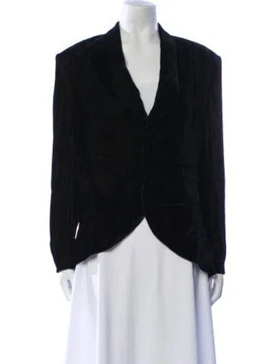 Pre-owned Matsuda Vintage Late 1980's - Early 1990's Blazer In Black
