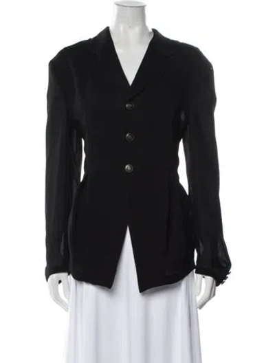 Pre-owned Matsuda Vintage Late 1980's - Early 1990's Blazer In Black