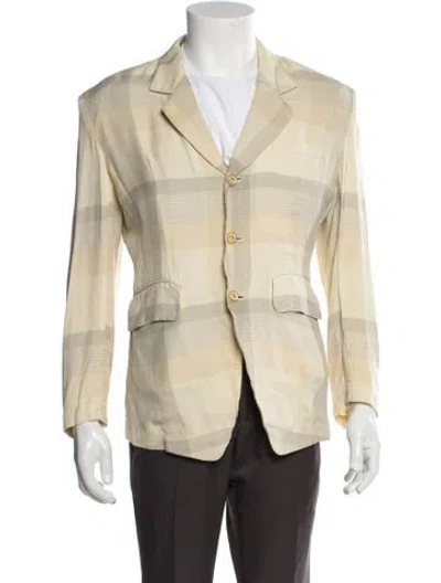 Pre-owned Matsuda Vintage Late 1980's - Early 1990's Blazer In Yellow
