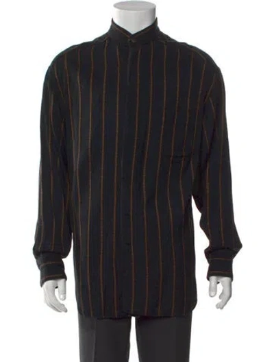 Pre-owned Matsuda Vintage Late 1980's - Early 1990's Shirt In Black