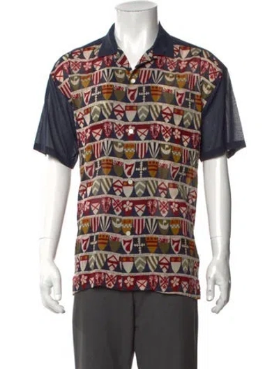 Pre-owned Matsuda Vintage Late 1980's - Early 1990's Shirt In Blue