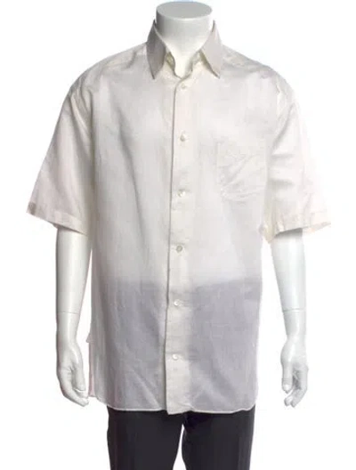 Pre-owned Matsuda Vintage Late 1980's - Early 1990's Shirt In White