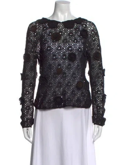 Pre-owned Matsuda Vintage Late 1980's - Early 1990's Sweater In Black