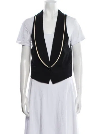 Pre-owned Matsuda Vintage Late 1980's - Early 1990's Vest In Black