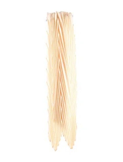 Pre-owned Matsuda Vintage Late 1980's/early 1990's Pleated Tie In Neutrals