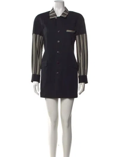Pre-owned Matsuda Vintage Mini Dress In Black
