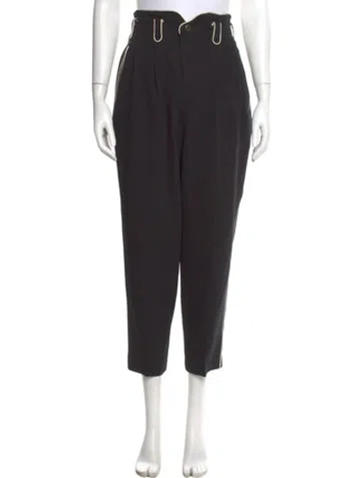 Pre-owned Matsuda Vintage Straight Leg Pants In Black