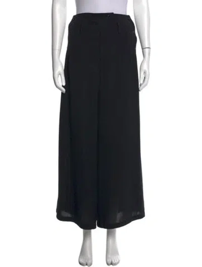 Pre-owned Matsuda Vintage Wide Leg Pants In Black