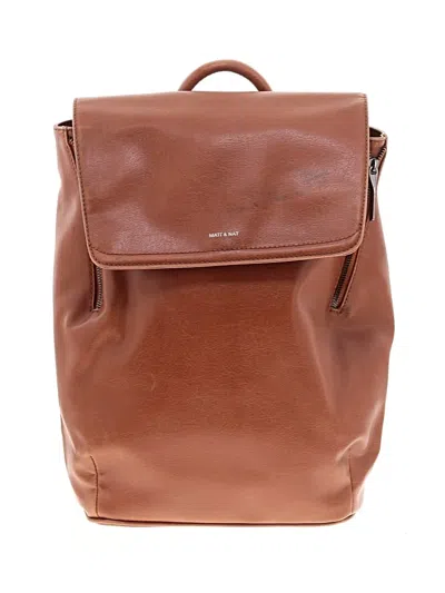 Pre-owned Matt & Nat Backpack In Brown