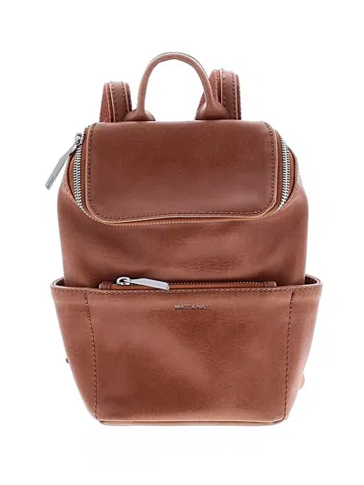 Pre-owned Matt & Nat Backpack In Brown