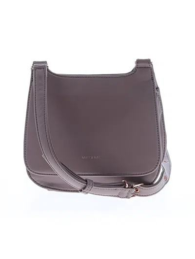 Pre-owned Matt & Nat Crossbody Bag In Brown
