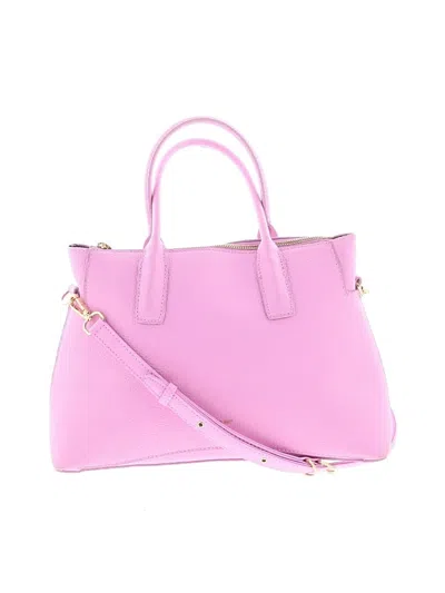Pre-owned Matt & Nat Leather Satchel In Pink